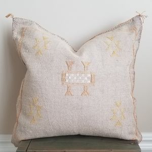 Cactus (Sabra) Silk Moroccan Pillow Cover
